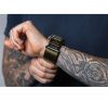 Forcell F-Design FA05 Apple Watch 42/44/45/49mm nylon szíj, zöld