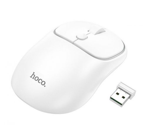 Hoco GM25 wireless vezeték nélküli egér, 2,4G 1600dpi, fehér