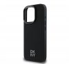 DKNY PU Leather Stack Logo iPhone 16 Pro MagSafe tok, fekete