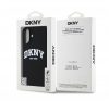 DKNY Liquid Silicone Arch Logo iPhone 16 Plus MagSafe tok, fekete