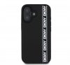 DKNY 3D Rubber Repeat Logo Line iPhone 16 tok, fekete