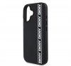 DKNY 3D Rubber Repeat Logo Line iPhone 16 tok, fekete