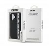 DKNY 3D Rubber Repeat Logo Line iPhone 16 tok, fekete