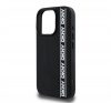 DKNY 3D Rubber Repeat Logo Line iPhone 16 Pro tok, fekete