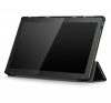 Lenovo Tab M10 (10.1) TB-X605F, mappa tok, Dont touch me minta, Trifold, fekete/fehér