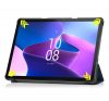 Lenovo Tab M10 (10.1) (3. generáció) TB-328, mappa tok, párduc kölyök minta, Trifold, zöld/színes