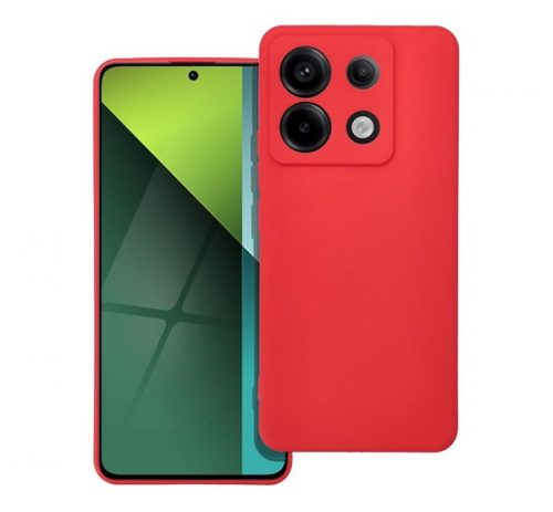 Forcell Soft Xiaomi Redmi Note 13 Pro 5G szilikon tok, piros