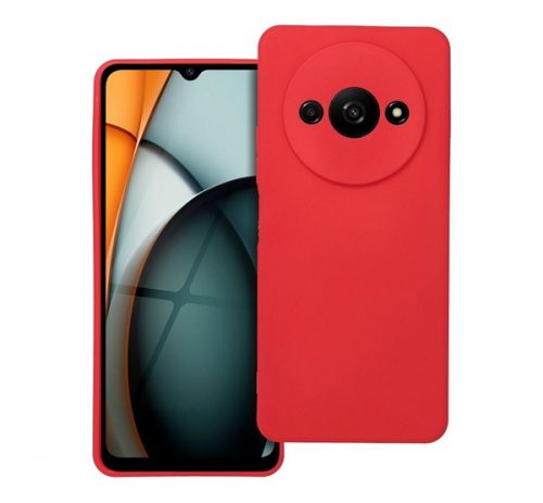 Forcell Soft Xiaomi Redmi A3 4G szilikon tok, piros