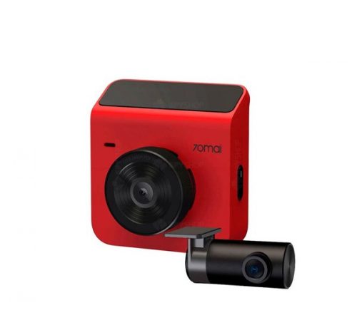 70mai A400 Dash Camera autós fedélzeti kamera, első + hátsó, 2K, Wi-Fi, 2inch LCD, piros