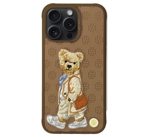 Zuck Bear Paris Gentleman iPhone 15 Pro Max hátlap tok, válltáska