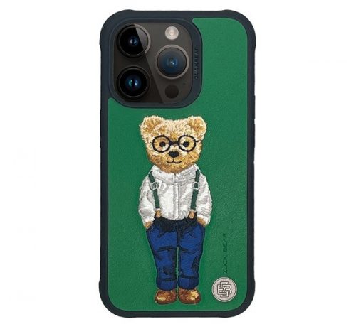 Zuck Bear London Classic iPhone 15 Pro Max hátlap tok, kerek szemüveg