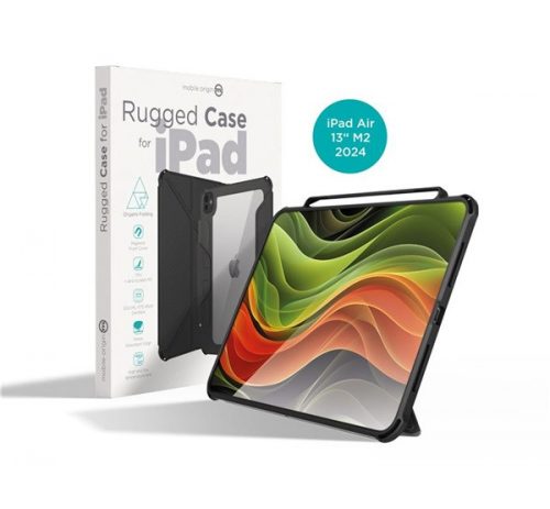 Mobile Origin Rugged  iPad Air 13 (2024) tok, fekete