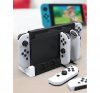 iPega 9186 N-Switch/Joy-con töltő dokkoló, fekete/fehér