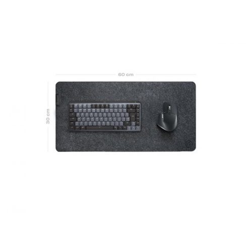 Artimo Desk Mat Felt Series prémium filc egérpad, asztali alátét S, sötét szürke (60x30 cm)