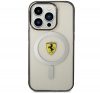 Ferrari Outline iPhone 14 Pro MagSafe kompatibilis kemény hátlap tok, átlátszó FEHMP14LURKT