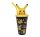 KiDS Pokemon Pikachu pohár szívószállal, 450ml, fekete-sárga