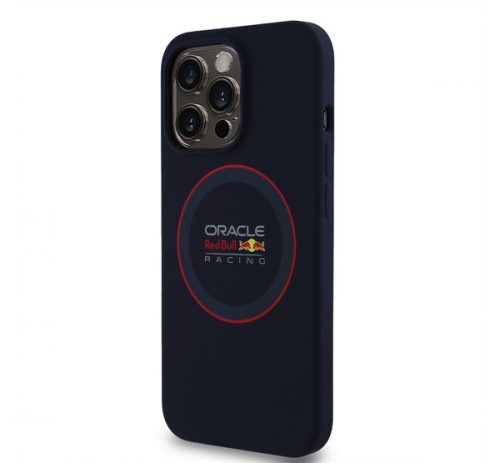 Red Bull Red Ring iPhone 13 Pro szilikon MagSafe tok, tengerészkék