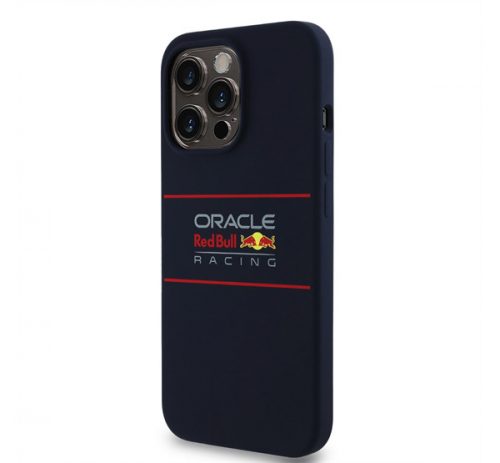 Red Bull Horizontal Logo iPhone 13 Pro szilikon MagSafe tok, tengerészkék