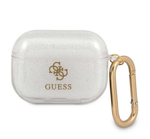 Guess Glitter Collection Apple AirPods Pro tok, átlátszó