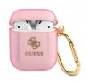 Guess Glitter Collection Apple AirPods 1/2 tok, rózsaszín