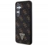 Guess 4G Triangle Samsung Galaxy S24 hátlap tok, fekete GUHCS24SPG4GPK