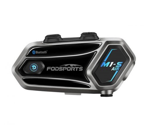 Fodsports M1-S Air motoros sisakbeszélő / kihangosító, bluetooth, szürke