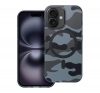 Forcell F-Protect Levels iPhone 16 ütésálló MagSafe tok, Camo, fekete-szürke