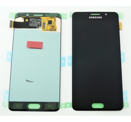 Samsung SM-A510 Galaxy A5 (2016) kompatibilis LCD modul, OEM jellegű, fekete