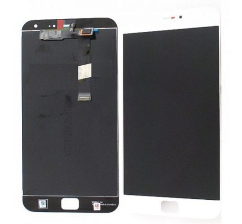 Meizu MX4 kompatibilis LCD modul, OEM jellegű, fehér, Grade S+