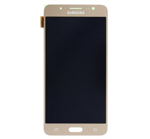 Samsung J510 Galaxy J5 2016 kompatibilis LCD modul, OEM jellegű, arany