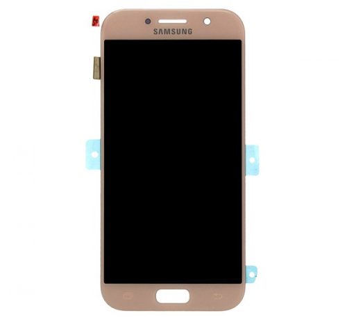 Samsung A520 Galaxy A5 2017 kompatibilis LCD modul, OEM jellegű, rózsaszín