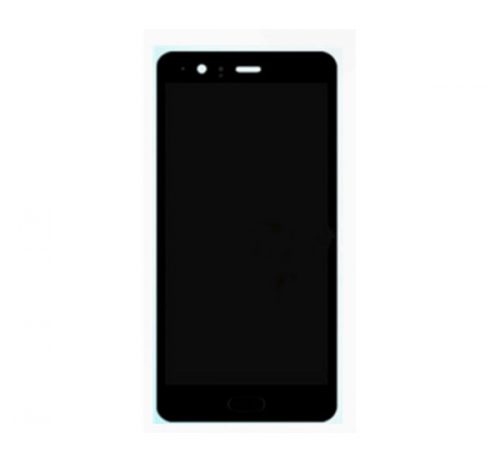 Huawei P10 Plus kompatibilis LCD modul kerettel, OEM jellegű, fekete, Grade S