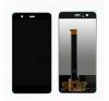 Huawei P10 Plus kompatibilis LCD modul kerettel, OEM jellegű, fekete, Grade S