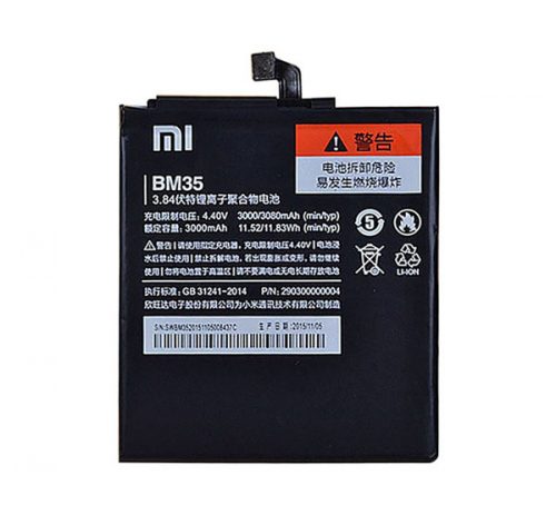 Xiaomi BM35 (Mi4c) kompatibilis akkumulátor 3080mAh, OEM jellegű, Grade S