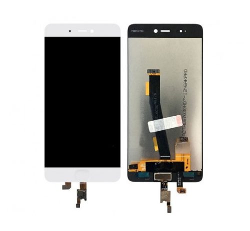 Xiaomi Mi 5S kompatibilis LCD modul kerettel, OEM jellegű, fehér, Grade S+