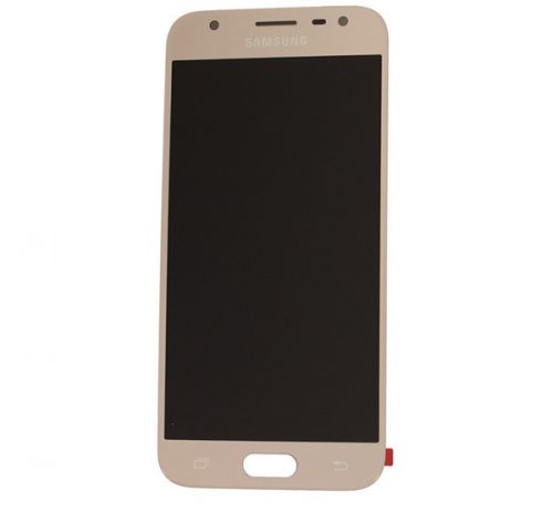 Samsung J330 Galaxy J3 2017 kompatibilis LCD modul, OEM jellegű, arany