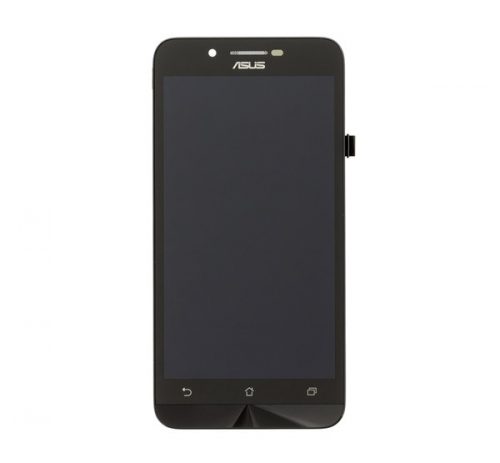 Asus ZenFone GO ZC500TG kompatibilis LCD modul kerettel, OEM jellegű, fekete