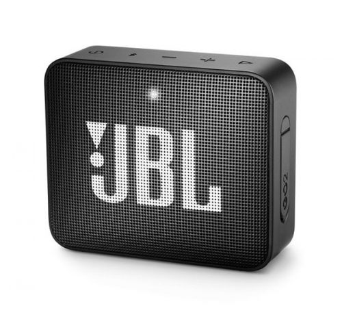 JBL Go 2 vízálló IPX7 Bluetooth hangszóró és kihangosító, fekete