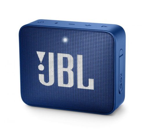 JBL Go 2 vízálló IPX7 Bluetooth hangszóró és kihangosító, kék