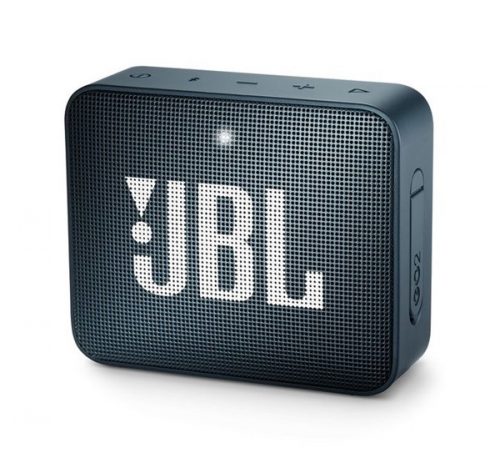 JBL Go 2 vízálló IPX7 Bluetooth hangszóró és kihangosító, tengerészkék