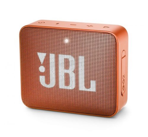 JBL Go 2 vízálló IPX7 Bluetooth hangszóró és kihangosító, narancs