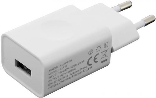 Xiaomi C-P17 hálózati töltő adapter USB, 5V/1A, fehér, ECO csomagolásban