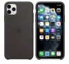 Apple iPhone 11 Pro Max gyári szilikon tok, fekete, MX002ZM/A