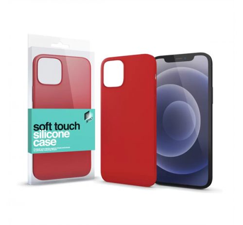 Xprotector Soft Touch szilikon tok Apple iPhone 12/12 Pro, korallpiros