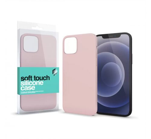 Xprotector Soft Touch szilikon tok Apple iPhone 12/12 Pro, púder pink