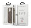 Guess 4G Charms Apple iPhone 12 mini hátlap tok, barna