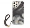 Guess TPU Marble Apple iPhone 12/12 Pro hátlap tok, szürke