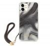 Guess TPU Marble Apple iPhone 12 mini hátlap tok, szürke