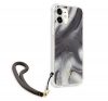 Guess TPU Marble Apple iPhone 12 mini hátlap tok, szürke