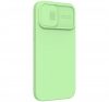 Nillkin CamShield Silky Apple iPhone 13 Pro Max MagSafe műanyag hátlap tok, menta zöld